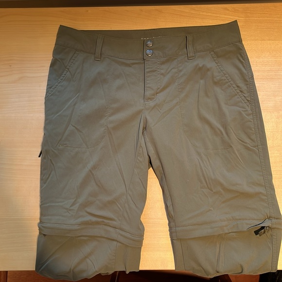 Columbia Women's Saturday Trail II Convertible Hiking Pants in Olive Grn 10 Reg - Picture 2 of 16